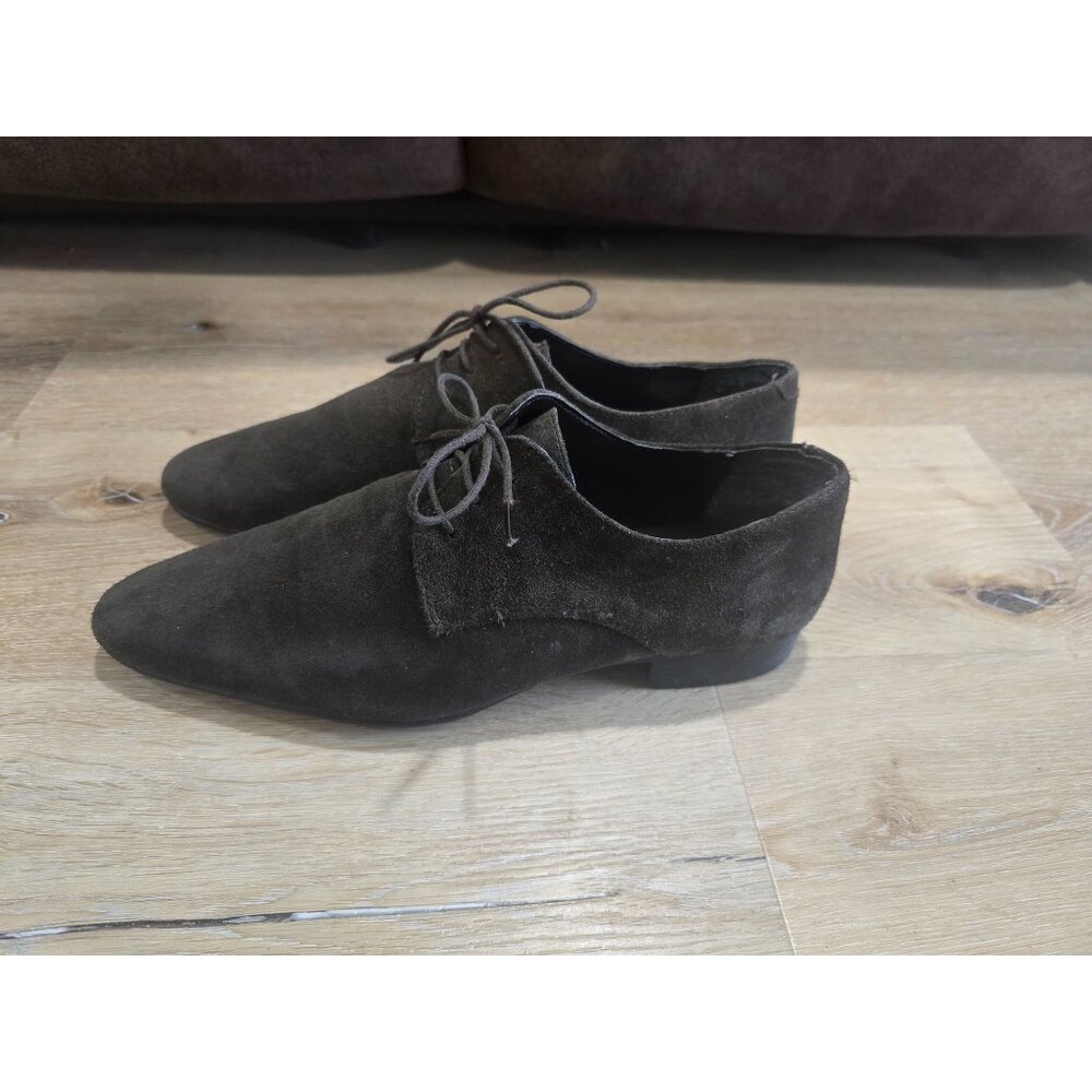 ASOS Men's Suede Derby Shoes in Dark Brown